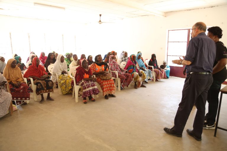 Focus Group discussion with women in Maga