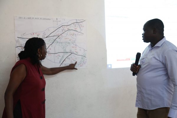 Dr Mercy Ahun, GAVI Consultant giving insights to orientate teams for better outcome during microplanning meeting